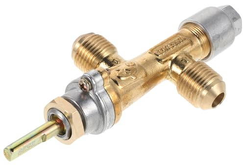 Abaodam Vanne de Gaz en Laiton pour Chauffage de Terrasse Propane – Soupape de Sécurité pour Chauffage Extérieur sous Parasol – Pièce de Rechange Compatible – Réparation Facile