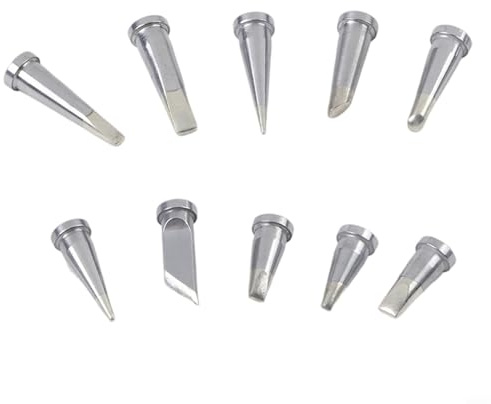 Lötkolbenspitzen Set 10-teilig für Weller WSD81 WD1000 WSP80 WP80, L-Serie Spitzen aus hochfestem Material für präzises Löten und Entlöten in Elektronik und Industrie
