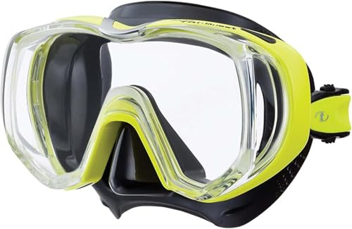 Tusa Tri-Quest Freedom M3001 Tauchmaske - silikon schwarz, gelb