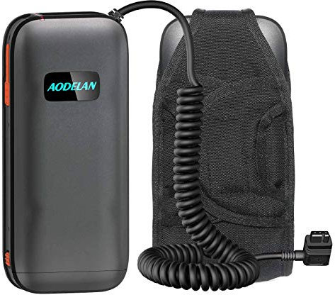 AODELAN Batteria esterna per flash – Batteria portatile Speedlite compatibile con flash Canon 600EX II-RT, 600EX-RT, 600EX, 580EXII, 580EX, 550EX, sostituisce Canon CP-E4N, CP-E4