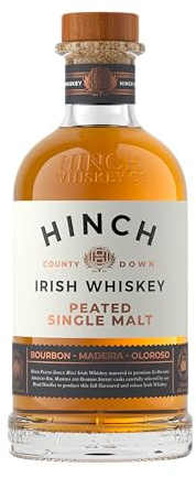 Hinch Distillery Peated Single Malt 43Prozent vol Irish Single Malt Whiskey Single Malt Whisky (1 x 0.7 l)