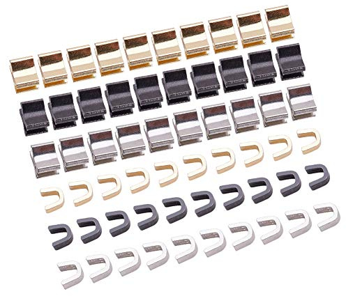 BENECREAT 30 Stück Reißverschlüsse 3 Farben #5 - Endkappen & Reißverschlüsse - Messing - Ersatzteile zum Nähen, Kleidung und Handwerk (10 Sätze/Farbe, 3 Stück/Set)