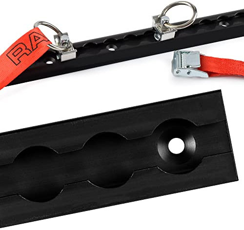 Racefoxx Binario per airline in alluminio, 50 cm, rettangolare, guida di carico