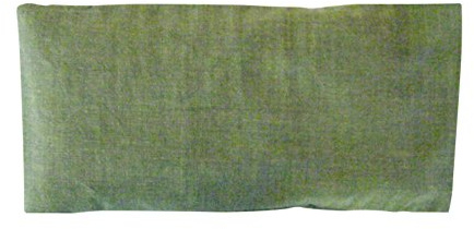 Peacegoods Eye Pillow Gift Pack - Washable Cover Refillable Lavender Flax Chamomile Weighted - Microwavable Yoga Headache Relief - Soft Cotton Adults Children - Green
