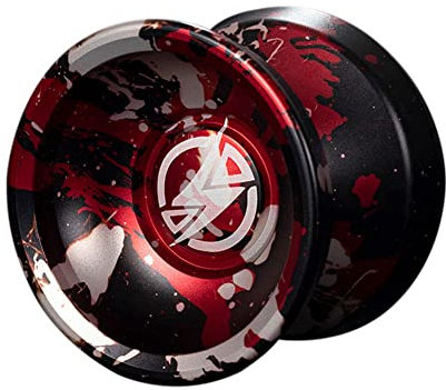 Jisapmzu Reaktives YoYo-Metall-YoYo E-01 Wettkampf-Yo-Yos-Ball für Yo-Yo-Spieler mit 10 Yo-Yo-Saiten Einfache Übungstricks