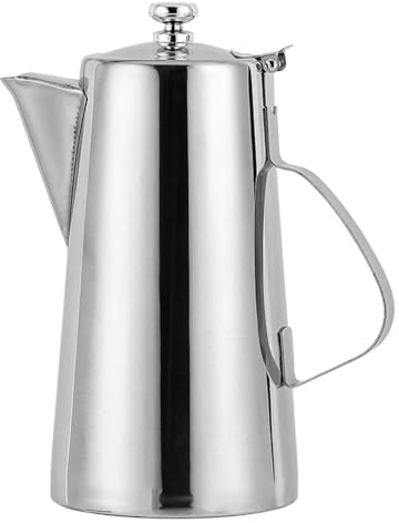 Teiera in acciaio inox, brocca per succhi di frutta, brocca per bevande, bollitore per acqua fredda, brocca per acqua, brocca per bar, casa, hotel, ristorante