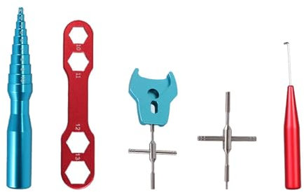 Humdcdy Angelrollen-Reparatur-Werkzeugset, Angelrollen-Wartungsset - Angelrollenlager-Werkzeugsatz,Eisfischen-, leichtes Werkzeug zum Selbermachen, Angel-Demontagewerkzeug-Set für