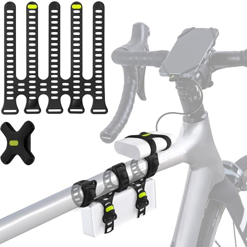 Bone Universelles Fahrradrahmenband, Fahrradrahmentasche für Wasserflasche, Regenmantel, Ausrüstung, Lautsprecher, Fahrradzubehörriemen für Mountainbike, Rennrad - Zubehör
