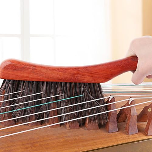 Guzheng Reinigungsbürste – Professionelle Instrumentenbürste Für Guqin Und Hackbrett, Staubentferner Für Saiteninstrumente, Kompakt Und Einfach Zu Lagern