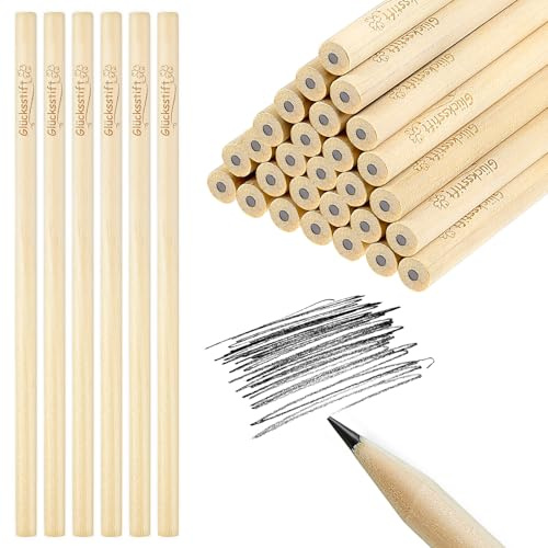 Tenare 40 Stück Motivation Bleistifte Geschenke Glücksstift Holzbleistifte Grundschule HB Bleistifte mit Spruch Glücksbringer Prüfung Geschenke für Weihnacht, Adventskalender