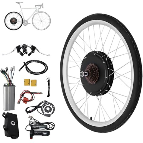 jiumxliu Elektro Fahrrad Umbausatz, 26 Zoll E-Bike Conversion Kit, 36V 800W E-Bike-Umbausatz für Hinterrad, Elektrofahrräder Hub Motor
