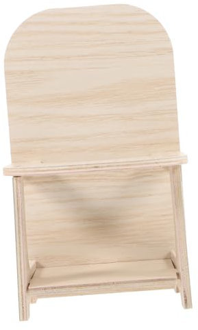 EXHUMKY Natürlicher Holz Hamsterstuhl Futterstuhl Für Kleintiere Als Fotorequisit Und Deko Für Hamster Mäuse Meerschweinchen Langlebig Und Stabil Für Gemütliche Ruheplätze