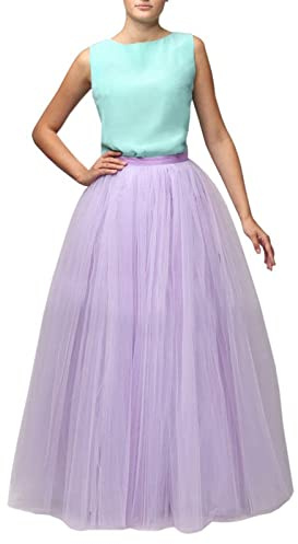 Gonna Lunga in Tulle da Donna - Elegante Tutù per Carnevale, Sottogonna