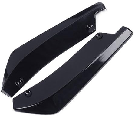 Auto Seitenschweller Universal Auto Front Heckspoiler Diffusor Splitter Kratzschutz Winglets Seitenschwellerverlängerung Auto Seitenschürze(Schwarz)