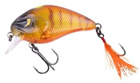 ZECK Wobbler/Kleiner Crankbait für Barsch, Forelle & Döbel - Danny | 4,5 cm | 0,5 m F - Mezzo (BA)