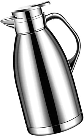 Cabilock Bottiglia Termica in Acciaio Inossidabile Bollitore Per Acqua Calda Portatile Borraccia Isolata Per Uso Quotidiano Campeggio e Viaggio Coperchio Ermetico e Design Pratico