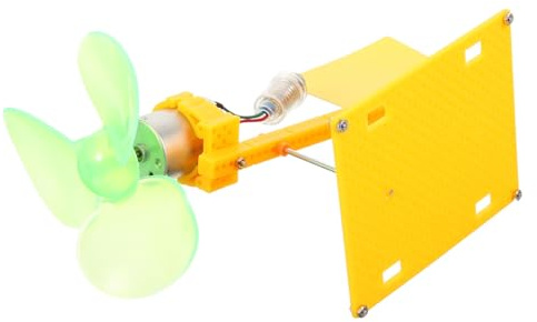 Hemobllo Generatore Eolico Te Piccolo Educativo per Scuola Kit DIY per Gioco Scientifico per Apprendimento e Sviluppo Manuale