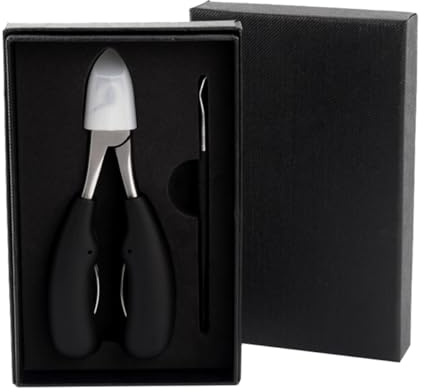 TOYANDONA Alicates Cortauñas de Acero Inoxidable para Pies Recortador de Uñas Encarnadas Ergonómico Herramienta de Manicura Profesional Cortaúñas y Pelador Set de Obsequio