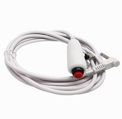 Cordon d'appel d'infirmière avec clip de drap de lit 6,35 mm Prise téléphone pour station d'appel institution