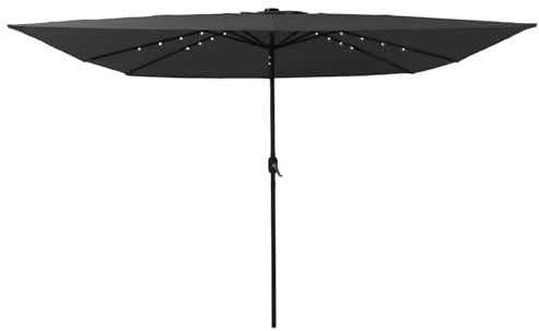 Mengtu Garden Parasol Anthracite 295 x 295 x 245 cm Sun umbrellas used in family courtyards, gardens, and swimming pools ZSSCB-UK42003662UK