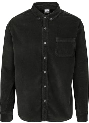 Urban Classics Camisa Casual para Hombre, Negro (Black), XL