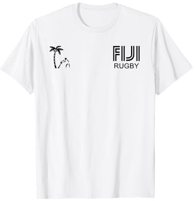 Men's Fiji Rugby T-Shirt for Rugby Ball Players T-Shirt