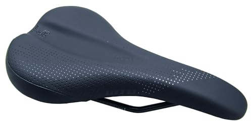 WTB Koda Fahrradsattel, bequemer Mountainbike-Sattel mit Komfortzone Druckentlastung, Schotter, Trail, Enduro, Bikepacking, Flache Nase, mittlere Breite, Edelstahlschienen