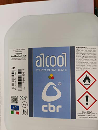 ALCOOL ETILICO DENATURATO 99,9° LT.5