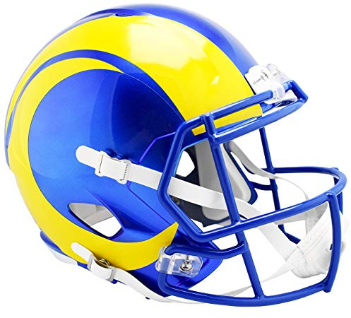 Riddell NFL Los Angeles Rams Speed Replica Fußballhelm, Blau