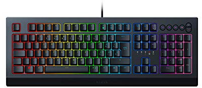 Razer Cynosa V2 – Membran-Gaming-Tastatur (Tastatur mit Soft-Tasten, Multimedia-Tasten, Kabelmanagement, programmierbar, RGB-Beleuchtung) IT-Layout, Schwarz