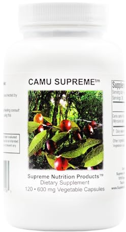 Supreme Nutrition Camu Supreme, 120 Pure Camu Camu Fruit Vegetarian Capsules