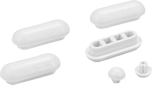 Cornat Puffersatz TEC365071 Abattant de toilette Tarox Plus, Roda, Dolo & Calisto-White en plastique avec amortisseur et tampon