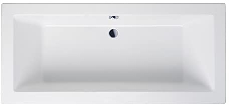 Aloni Vasca da bagno in acrilico, colore bianco, 180 x 80 x 60 cm