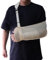 Braga de malla para el hombro, ligera, transpirable, correa de hombro ajustable con espuma para el cuello, para unisex, derecha, izquierda, para muñeca, mano, codo, brazo lesionado (beige)