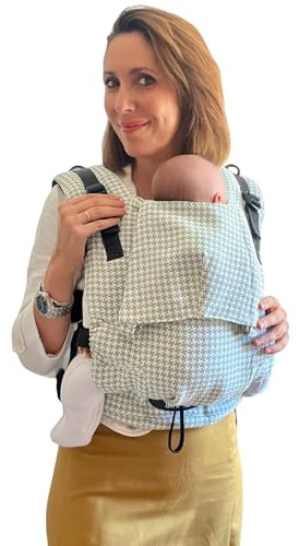 Amarsupiel - Mochila Porteo Bebe Evolutiva y Ergonomica - Cómoda y Fácil de Ajustar a la Espalda - Portabebes Recien Nacido de Algodón - Orgánico & Transpirable - Canguro para Bebe (Mint)