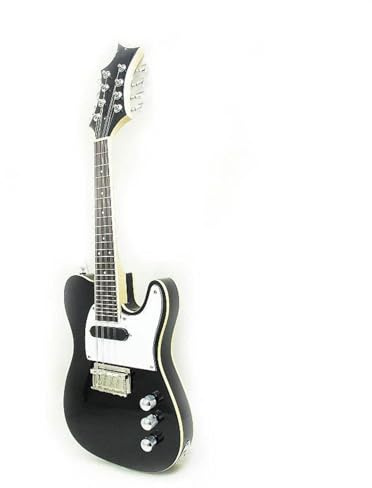 Erwachsene Mandoline-Instrument Elektrische Mandoline Electric Man Klassische Schwarze Holzstruktur(Black)