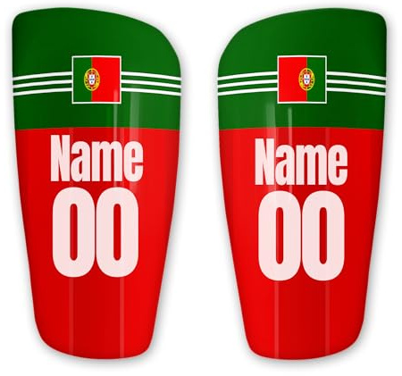 Red Snapper Foto-Schienbeinschoner – Personalisiert für Kinder und Erwachsene – Erstellen Sie Ihr eigenes Design – Langlebig und leicht – Schaumstoffrückseite – Perfekt für Fußballfans