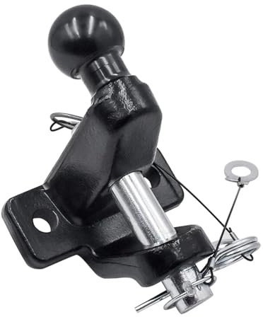 HEYOUTH Attelage Remorque avec Boule Attelage Ø50mm,Crochet Attelage Force de Traction 3,5t,Attelage de couplage à Billes et à Broche,pour Tracteur Voiture Camion Auto