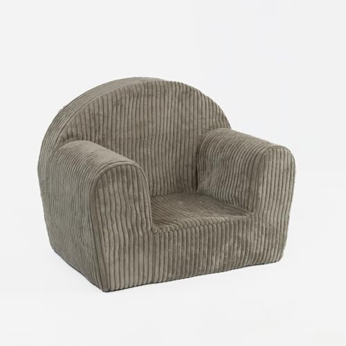 FORTISLINE Kindersessel Mini aus Cord 40x33x39 cm - Kinderzimmer Sessel mit abnehmbarem Bezug, waschbar, Oeko-TEX Standard 100, handgefertigt in der EU