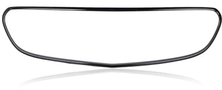 Grill Kühlergrill Frontgrill Zierleiste Kühlergrillumrandung Zierleiste 2128852574 Für Mercedes Für Benz E-Klasse W212 Facelift 2014-2016(Schwarz)