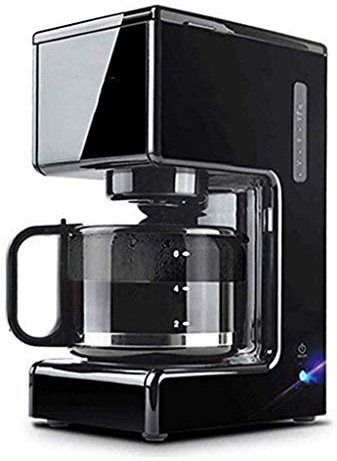 Machine à Café, Machine à Café Filtre, Cafetière de Capacité de 0.75L Produisant Jusqu'À 7 Tasses, Fonction Minuterie, Protection à L'Ébullition, 680W, Réutilisable, Lavable (A) Intéressant, HUANGHA