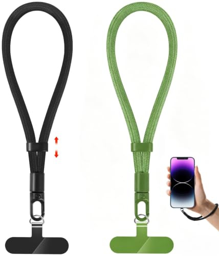 NganSuRong Phone Lanyard, Adjustable Cell Phone Lanyard Strap, Hand Wrist Strap with Tether Tabs for Smartphone