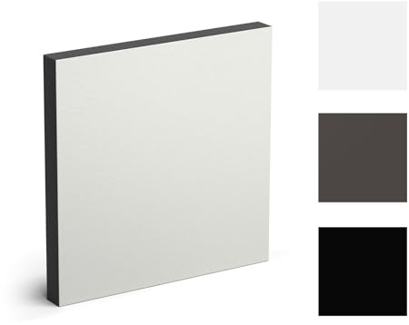 Platten HPL 30x50 cm - 10 mm dick (Grau), langlebig,Solide, feuchtigkeitsbeständig, Vollkernplatten, Badezimmerarbeitsplatte, Arbeitsplatte