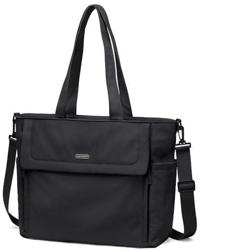 GOLF KVALITET 22 L puffer blöjväska, ledig crossbody sjukhusväska för mamma, stor kapacitet baby blöja resväskor, svart