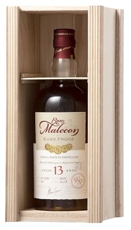 Malecon Rum Rare Proof 13 ans avec caisse bois 505° 70CL