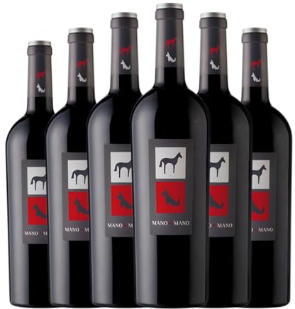 Mano a Mano Tempranillo Vino de la Tierra de Castilla Joven 75 cl Vino tinto (Caja de 6 Botellas de 75 cl)