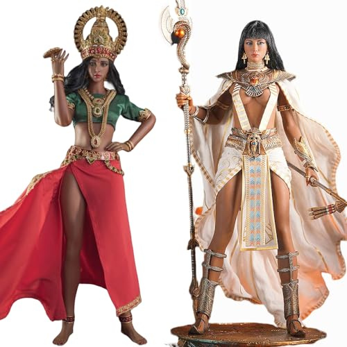 HiPlay Tbleague 1:6 Scale Female Seamless Action Figure Body -Standard Body Shape, Large Bust, Dark-Skinned S12E (Dark-Skinned,Standard 2)
