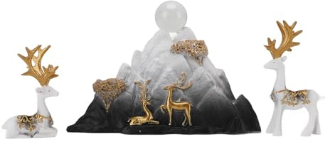 Rådjursstatyer 2-pack |Figurer för Hylla/Mantel (Typ 1)