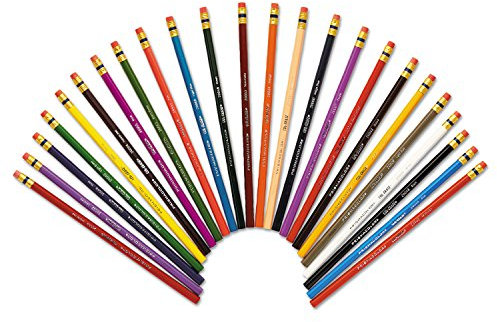 Sanford Col-Erase Erasable Colored Pencils 24/Pkg-Assorted