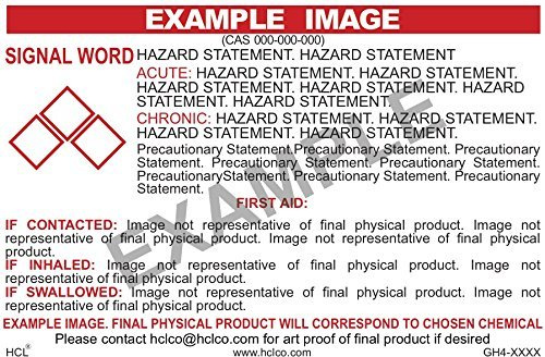Formic Acid GHS Label - 2 x 3 (Pack of 25)